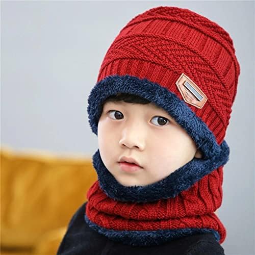 Brand Conquer Wool Beanie Cap & Muffler for Mens & Women – Winter Cap for Men – Men’s Woolen Cap with Neck Muffler – Winter Muffler for Women – Soft Woolen Muffler & Cap for Men & Women Black